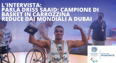 L'intervista: Driss Saaid, campione di basket in carrozzina