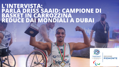 L'intervista: Driss Saaid, campione di basket in carrozzina