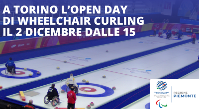 A Torino l'open day di Wheelchair Curling