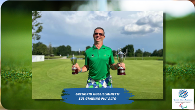 GOLF: Gregorio Guglielminetti sul gradino più alto del podio