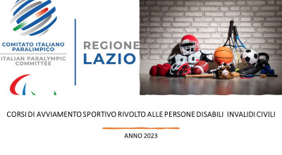 Il CIP Lazio promuove il Progetto di avviamento sportivo rivolto a persone co...