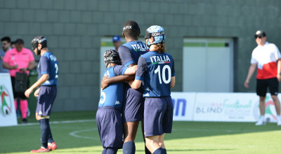 In Abruzzo la squadra Nazionale di Calcio a 5 non vedenti 