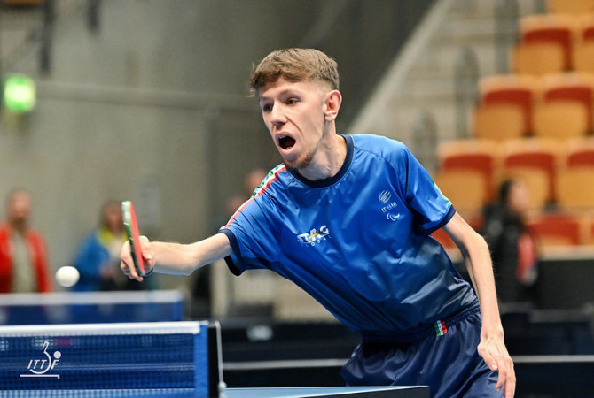 Tennistavolo, Europei: oro per Matteo Parenzan