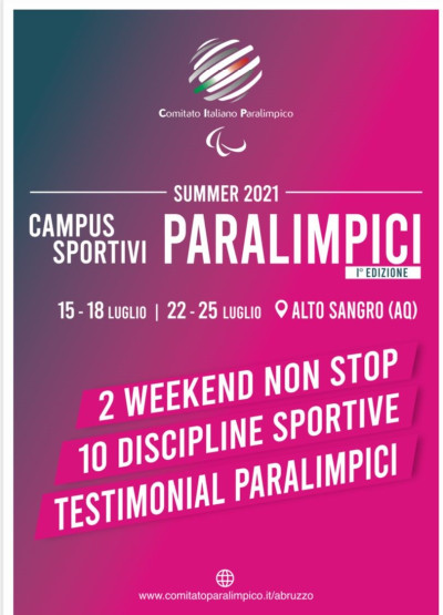 Luglio è il mese del Campus Sportivo Estivo Paralimpico a Roccaraso e ...