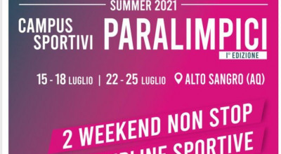 IL CIP Abruzzo promuove il Campus sportivo estivo paralimpico a Roccaraso e R...
