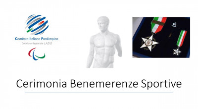Cerimonia di Consegna Benemerenze sportive anni 2018 2019 e 2020 Gioved&igrav...