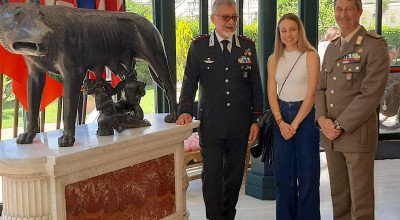 Chiara Giulia Filippi nella sede del GSPD