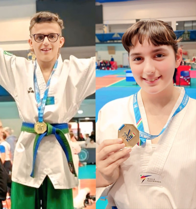 PARATAEKWONDO - Matteo Carmine Cignola e Silvia Puleo Medaglie d'Oro alla Ins...