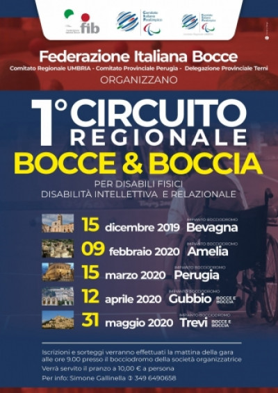 Al via la prima edizione di circuito regionale bocce&boccia