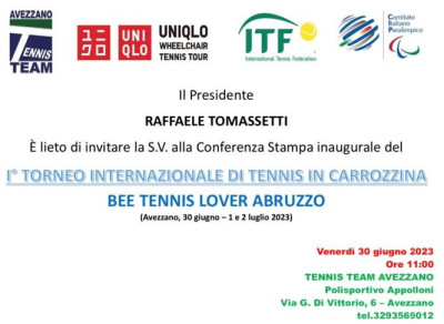 Conferenza Stampa inaugurale