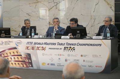 Tennistavolo: presentati a Roma i Campionati Mondiali Master