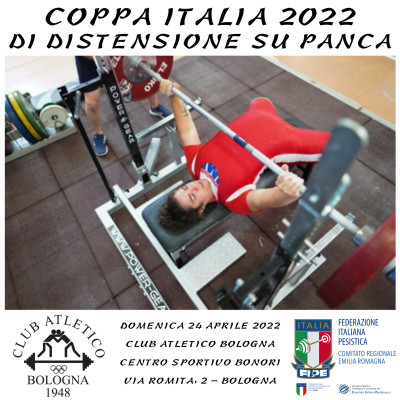 Coppa Italia distensione su panca Coppa Italia distensione su panca