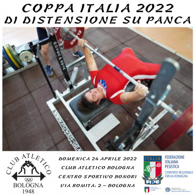 Coppa Italia Distensione su panca 2022