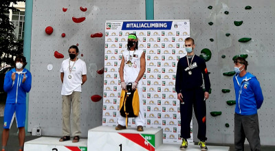 Alessio Cornamusini campione italiano di arrampicata sportiva