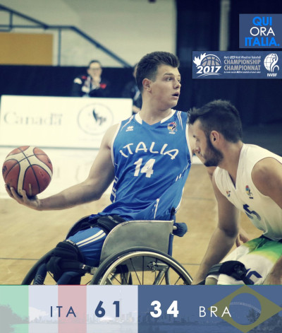 FIPIC. Al secondo match  mondiale, a Toronto, vittoria contro il Brasile per ...