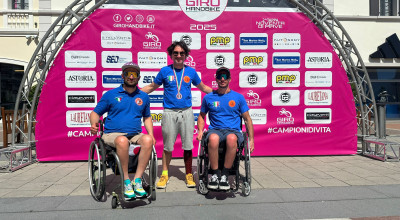 GIRO HANDBIKE - Medaglia di Bronzo per Herbert Dal Cin alla seconda tappa