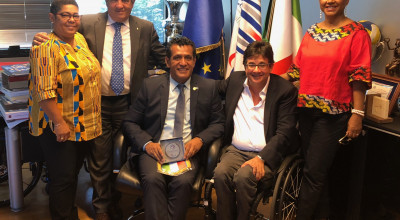 Visita al Cip del Comitato Paralimpico di Capo Verde