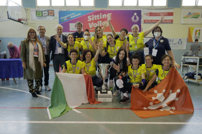 Sitting volley femminile: Pisa è campione d'Italia