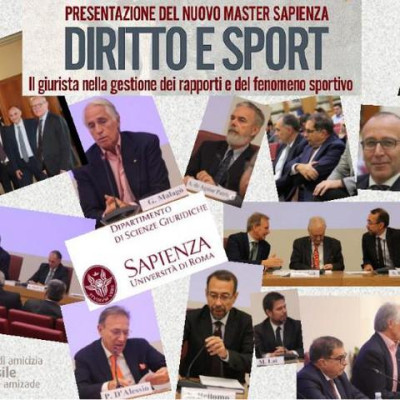 Master Diritto e Sport, il giurista nella gestione dei rapporti e del fenomen...