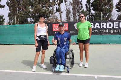 Tennis in carrozzina, Alghero Open: Luca Arca cede in finale allo spagnolo Me...