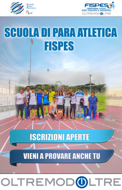 Aperti i corsi di Para Atletica al Centro di Preparazione Paralimpica