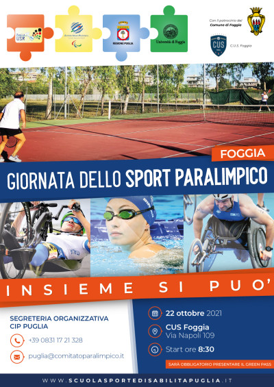 COMUNICATO STAMPA: Giornata dello Sport Paralimpico Insieme si pu&ograv...