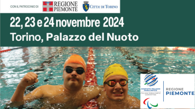 A Torino i Campionati Italiani di Nuoto Agonisti in vasca corta FISDIR