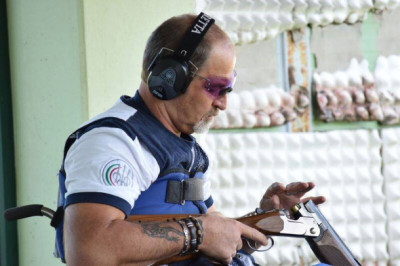 TIRO A VOLO -  Fabrizio Menia in Azzurro a Monaco