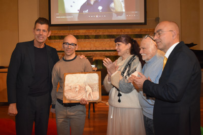 Giorgio Farroni a Senigallia ritira il premio per fairplay Giorgio Farroni a Senigallia ritira il premio per fairplay