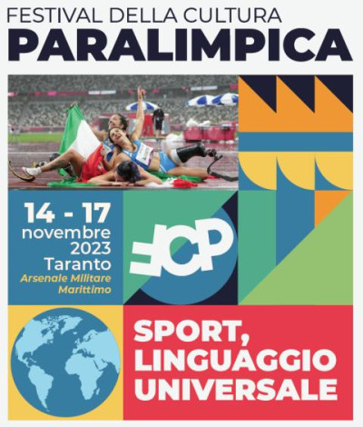 Festival della Cultura Paralimpica: al via oggi 14 novembre