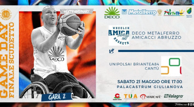 Alla Deco Metalferro Amicacci Abruzzo la Gara 1 delle finali scudetto di bask...