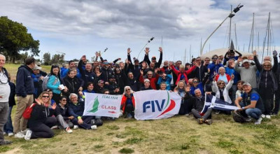 Foto di gruppo dei partecipanti alla Regata Nazionale di Palermo