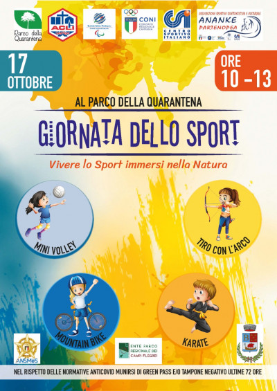 GIORNATA DELLO SPORT, BACOLI (NA) 17 OTTOBRE 2021