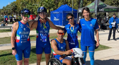 Paratriathlon, Coppa del Mondo di Malaga: 4 medaglie per l'Italia