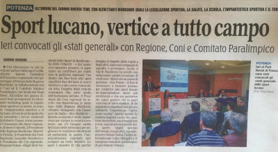 Sport Lucano - Vertice a tutto campo