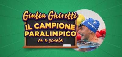 Giulia ghiretti il campione paralimpico va a scuola