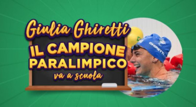 Giulia ghiretti il campione paralimpico va a scuola