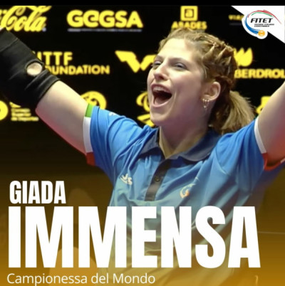 TENNISTAVOLO – Giada Rossi Campionessa e Regina del Mondo