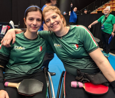 TENNISTAVOLO – Giada Rossi Campionessa Europea nel doppio di classe WD5