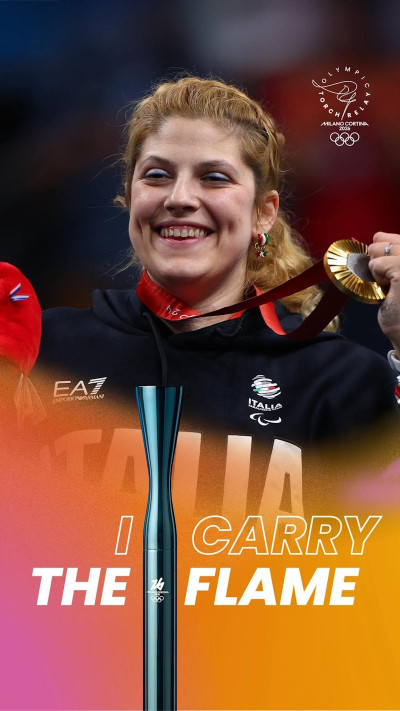 MILANO-CORTINA - Giada Rossi: una grande atleta porter&agrave; la fiamma olim...