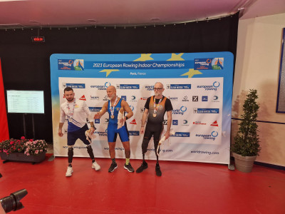 Pararowing PR2 a Parigi, il genovese Mirabile campione europeo indoor nei 500...