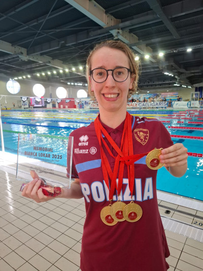 NUOTO - Giorgia Marchi si aggiudica  il Memorial Bianca Lokar al Trofeo Roman...