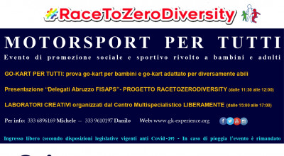 Il 24 ottobre al Porto Turistico di Pescara Motorsport per tutti