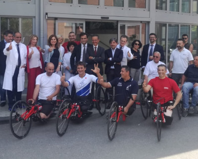 Al Centro Protesi INAIL di Budrio la presentazione del Progetto 'Handbike Kne...
