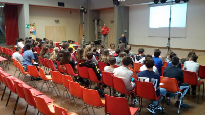 Mattia Muratore Ambasciatore Paralimpico all'Istituto Stoppani di Arcore