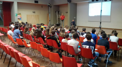 Mattia Muratore Ambasciatore Paralimpico all'Istituto Stoppani di Arcore