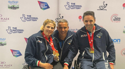 Tennistavolo, Europei di Sheffield: oro per Rossi e Crosara