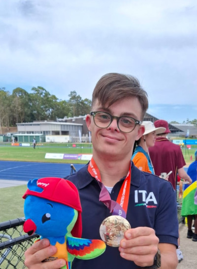 Medaglia d'oro ai Campionati Mondiali Virtus FISDIR per l'abruzzese Nando D'A...