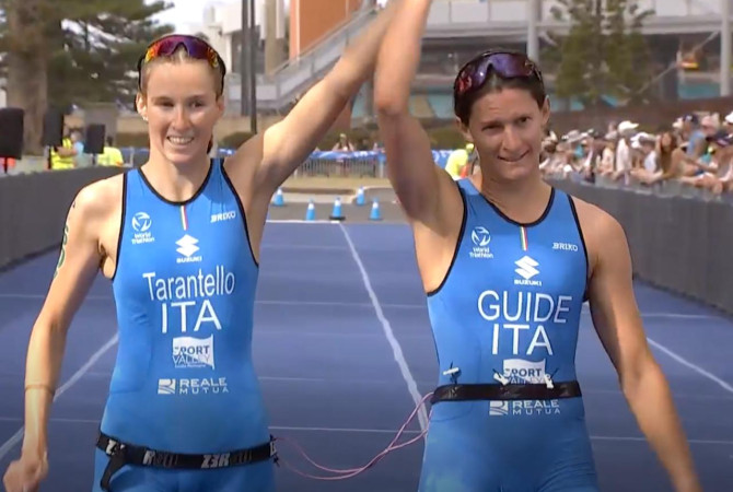 Paratriathlon, World Finals d'Australia: argento per Tarantello e Silvaggi