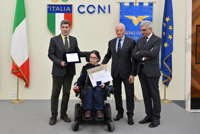 I campioni internazionali e nazionali degli sport dell&rsquo;aria premiati al...